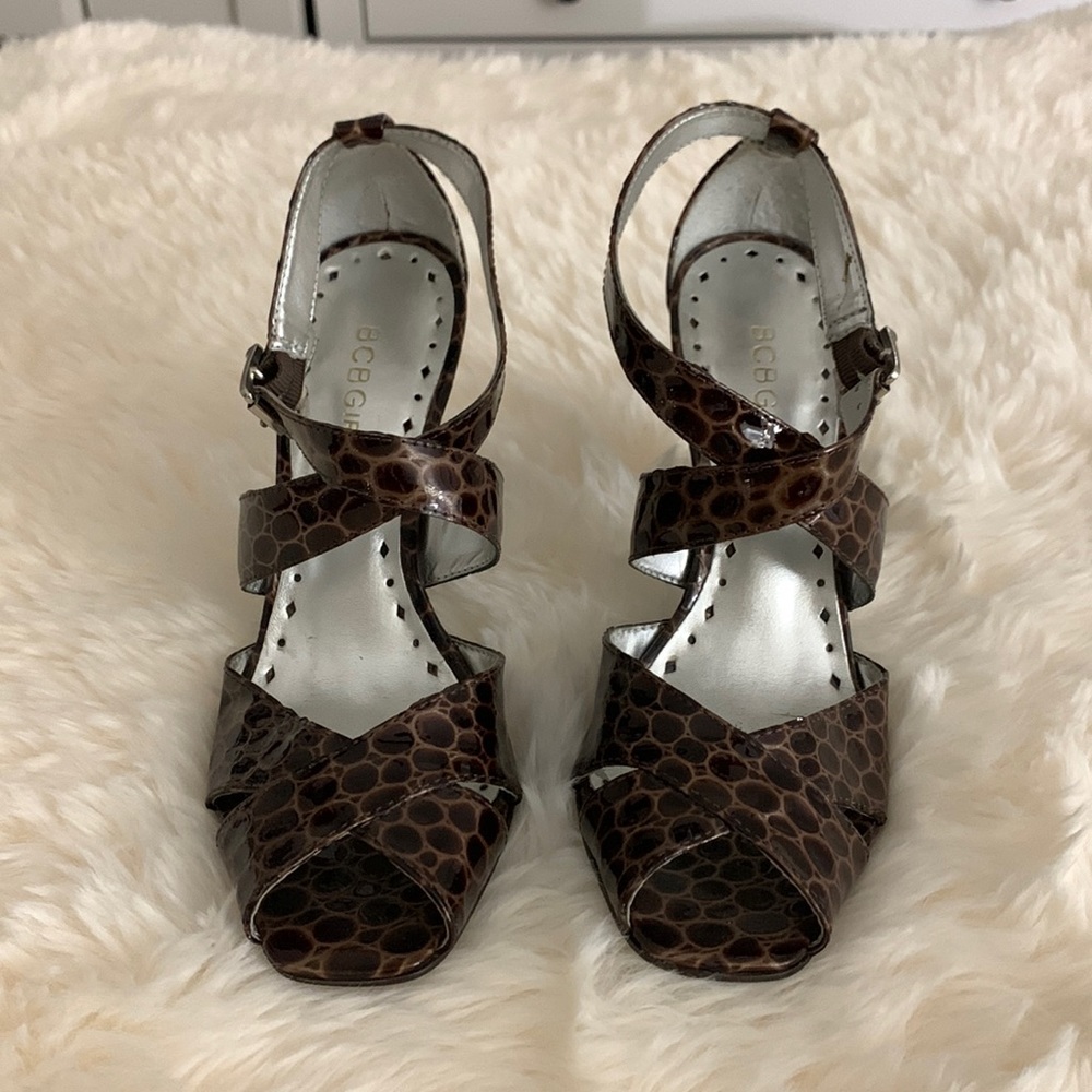 BCBG Girls High Heel Sandals Size 6